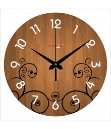 Woodies Polymer Analog Wall Clock RC-0575